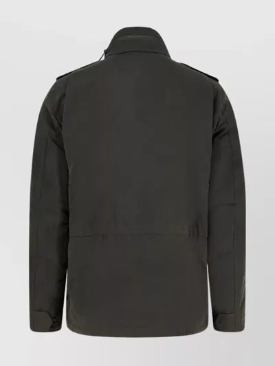 Aspesi Cotton Blend Sahariana Adjustable Waist In Green