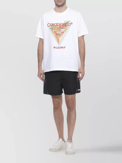 Casablanca Tennis Club Icon T-shirt In White