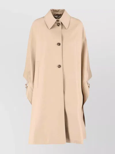 Max Mara Tailored Jacket With Back Vent And Buckle In Multi