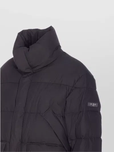 Tatras High Neck Quilted Jacket Pockets In Multi