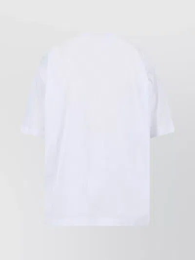 Dries Van Noten Short Sleeve Top Featuring Knot Detail In White