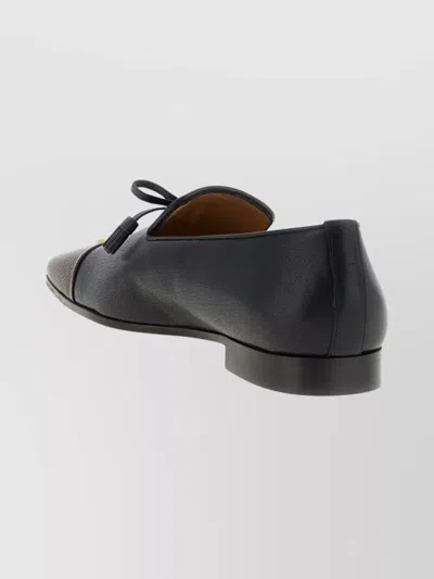 Valentino Babouchoes Vlogo Loafers In Leather In Multi