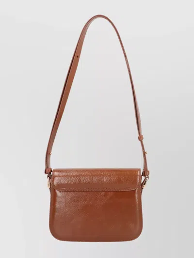 Apc A.p.c. Grace Small Foldover Top Crossbody Bag