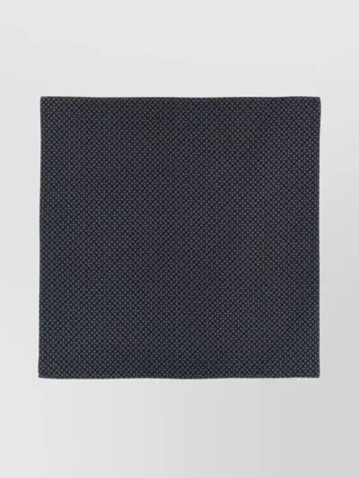 Pal Zileri Geometric Design Square Pocket Clutch In Blue