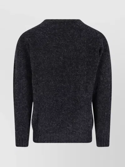 Howlin' Soft Texture Crew Neck Long Sleeve Sweater In Black