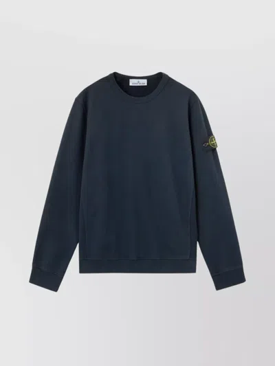 Stone Island Round Neck Sweater In Pink