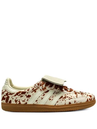 Adidas Originals Samba Lt Leather Sneakers In Animal Print
