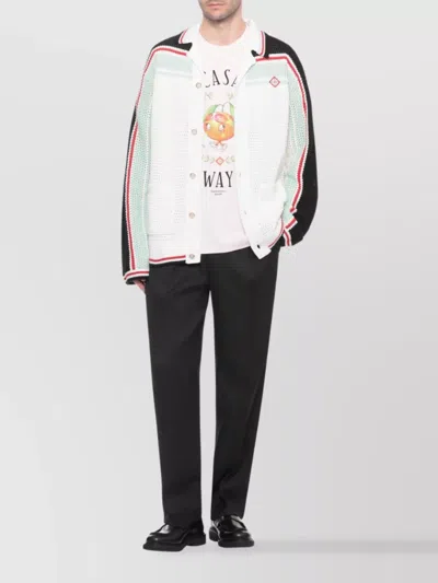 Casablanca Casa Way Orange Mascot Short Sleeve T-shirt In Pink