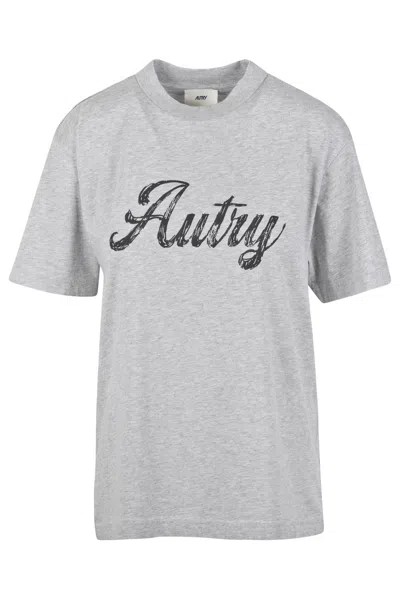 Autry Script-logo T-shirt In Multi
