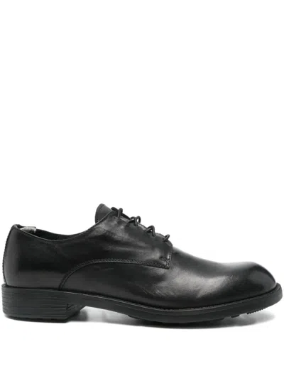 Officine Creative Lace-up Leather Derby Shoes In Black