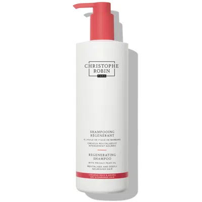Christophe Robin Regenerating Shampoo With Prickly Pear Oil In White