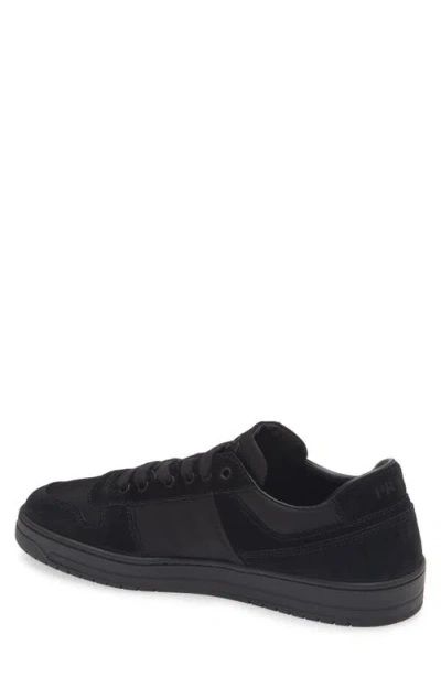 Prada Downtown Logo Low Top Sneaker In Black