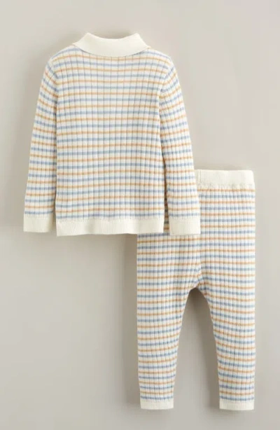 Nordstrom Stripe Cotton Blend Sweater & Leggings Set In Multi