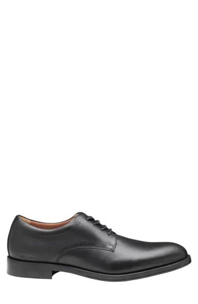 Johnston & Murphy Men's Xc+ Copley Plain Round Toe Lace-up Shoes In Black