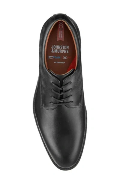 Johnston & Murphy Men's Xc+ Copley Plain Round Toe Lace-up Shoes In Black