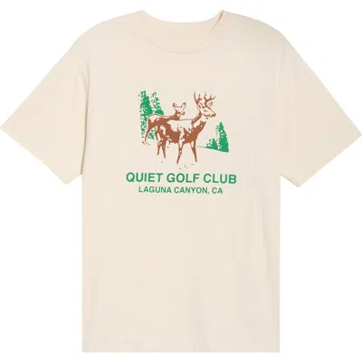 Quiet Golf Laguna Canyon Graphic T-shirt In Neutral