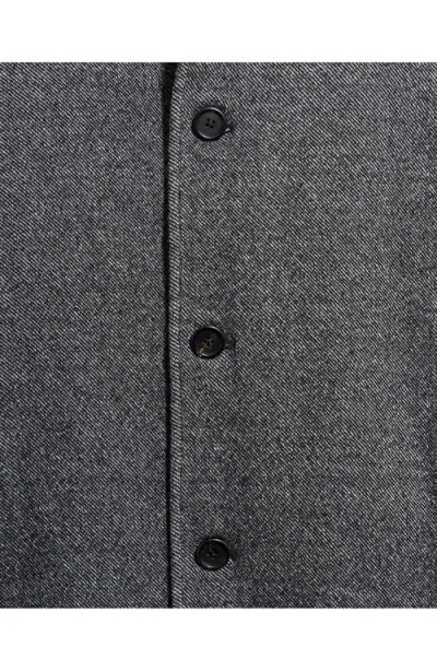 Billy Reid Ronan Wool Twill Topcoat In Gray