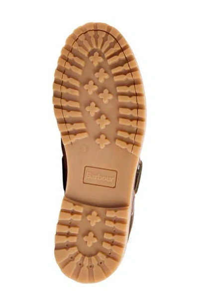 Barbour B.li Tiller Moc Boat In Brown