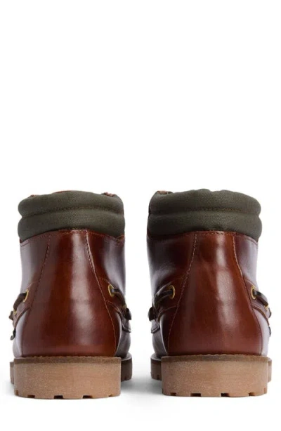 Barbour B.li Tiller Moc Boat In Brown