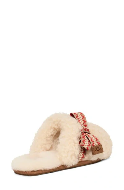 Ugg(r) Maxi Curly Genuine Shearling Scuff Slipper In Neutral