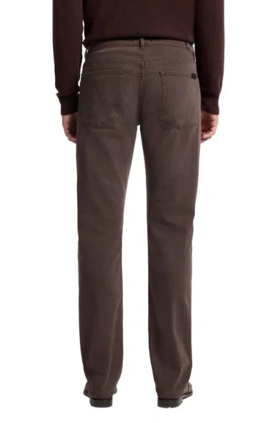 7 For All Mankind The Straight Fit Jeans In Left Hand Coffee In Multi