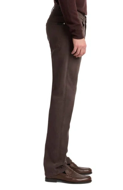 7 For All Mankind The Straight Fit Jeans In Left Hand Coffee In Multi