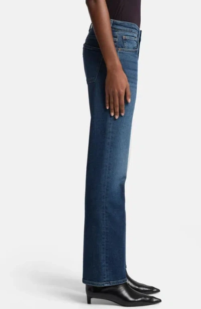 7 For All Mankind Calie Ankle Straight Leg Jeans In Multi