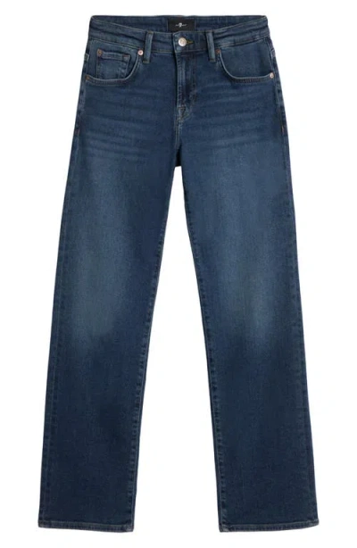 7 For All Mankind Calie Ankle Straight Leg Jeans In Multi