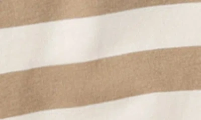 Quincy Mae Stripe Joggers In Brown