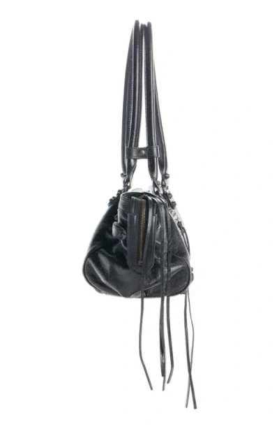 Balenciaga Shoulder Bag Le City East-west In Lambskin. In Black