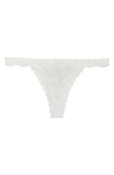 Free People Intimately Fp Oh My Darling Low Rise Cotton Blend Thong In Multi