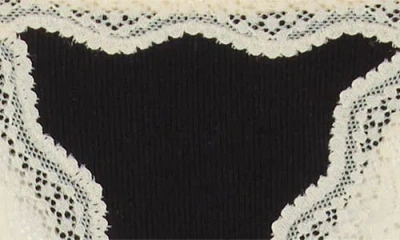 Free People Intimately Fp Oh My Darling Low Rise Cotton Blend Thong In Multi