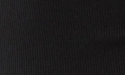 True Religion Rib Long Sleeve T-shirt In Black