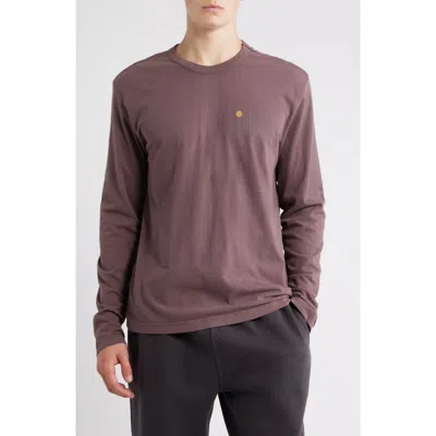 Threads 4 Thought Forest Graphic Mineral Wash Long Sleeve T-shirt In Red