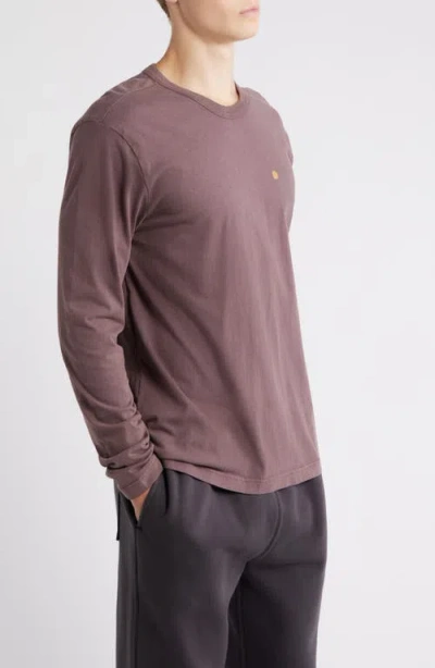 Threads 4 Thought Forest Graphic Mineral Wash Long Sleeve T-shirt In Red