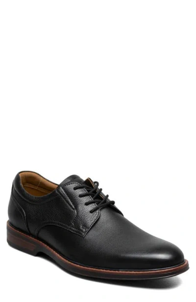 Florsheim Norfolk Plain Toe Derby In Black Ch