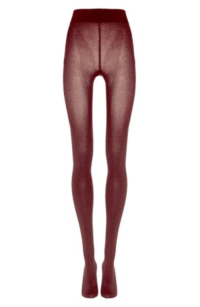 Wolford Velvet De Luxe Tights In Multi