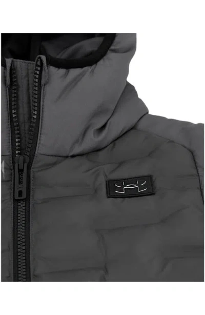 Under Armour Big Boys Bonded Quilt Puffer Jacket In Gray