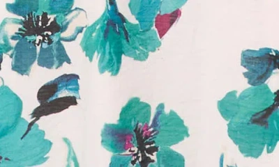 Vince Camuto Women's Puff Short Sleeves Maxi Dress In Multi