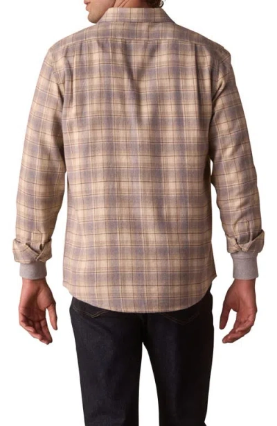 The Normal Brand Hudson Flannel Button-up Shirt In Neutral