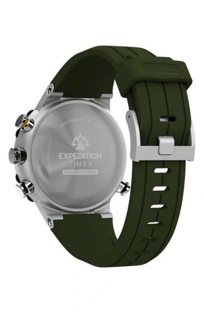 Timex Expedition Tide-tem-compass 45mm In Green
