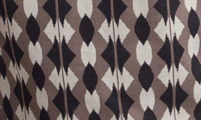 Ted Baker Joaa Geo Jacquard Short Sleeve Sweater In Multi