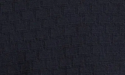 Ted Baker Jeremee Texture Stitch Half-zip Sweater In Blue