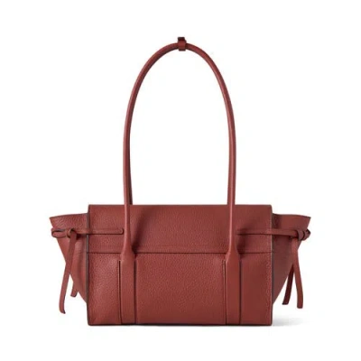 Mulberry Small Soft Bayswater Shoulder Bag In Red