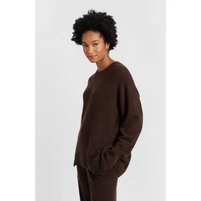 Chinti & Parker Pure Cashmere Crew Neck Sweater In Brown