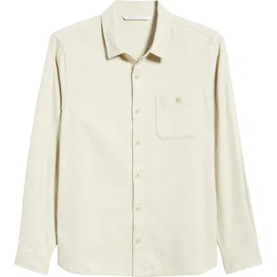 Free Fly Seawool Flannel Button-up Shirt In Brown