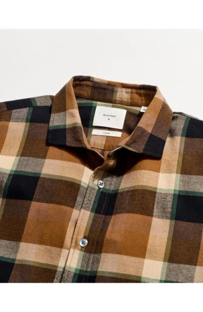 Billy Reid Large Scale Plaid Cedar Shirt In Multi