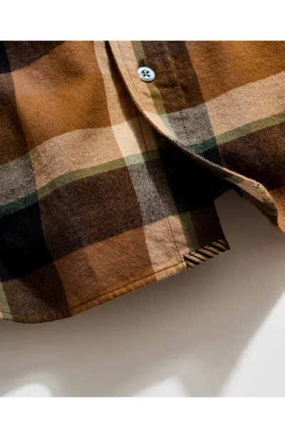 Billy Reid Large Scale Plaid Cedar Shirt In Multi