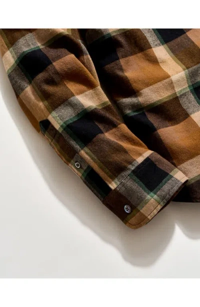 Billy Reid Large Scale Plaid Cedar Shirt In Multi