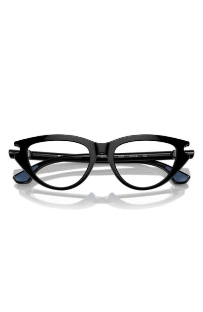 Burberry 45mm Cat Eye Optical Glasses In Black
